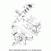 Схема вузла: Вихлопна система Yamaha XTZ1200 Super Tenere