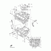 Схема вузла: Картер двигуна Yamaha YZF-R6/YZF600 R6