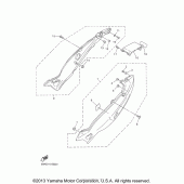 Схема узла: Боковая крышка Yamaha YZF600R Thundercat