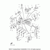 Схема вузла: Електроустаткування (1) Yamaha FZ1 FZ1