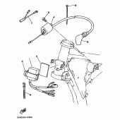 Схема узла: Электрооборудование 1 Yamaha YZ125