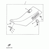 Схема вузла: Сидіння Yamaha YZ250 YZ250