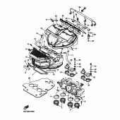 Схема вузла: Впускна система Yamaha YZF-R6/YZF600 R6 RaceBase