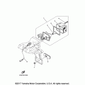 Схема вузла: Задній ліхтар (Стоп сигнал) Yamaha XT250 XT250