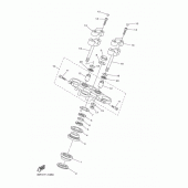 Схема вузла: Рульовий механізм Yamaha FZ8 FZ8 (Naked)