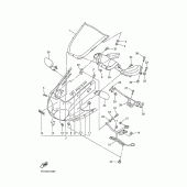Схема узла: Capot 1 Yamaha YZF1000R Thunderace