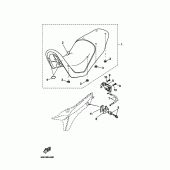 Схема узла: Сиденье Yamaha BT1100 Bulldog