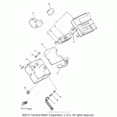 Схема узла: Control unit Yamaha XVZ1300 Venture Royale