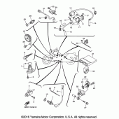 Схема вузла: Електроустаткування 1 Yamaha XVS950 Bolt R-Spec