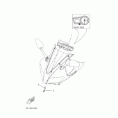 Схема узла: Панель приборов Yamaha YZF-R125