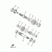 Схема вузла: Трансмісія Yamaha YP250 Majesty