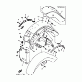 Схема узла: Крыло Yamaha XV1700 Road Star