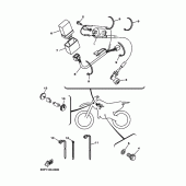 Схема вузла: Електроустаткування 1 Yamaha TTR125 TT-R125