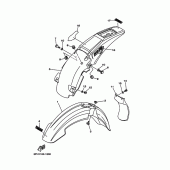 Схема узла: Крыло Yamaha WR250 WR250F