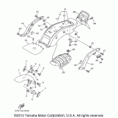 Схема узла: Крыло Yamaha XVS650 V-Star Custom
