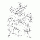 Схема узла: Подножки и Подставка Yamaha XJ6 Diversion F (ABS)