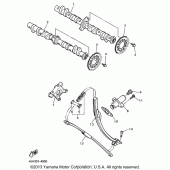 Схема узла: Распредвал и Цепь ГРМ Yamaha YZF600R Thundercat