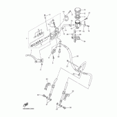 Схема вузла: Головний циліндр Yamaha YZF-R6/YZF600 R6