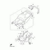 Схема вузла: Сидіння Yamaha XJR1300