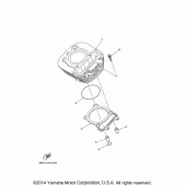 Схема вузла: Циліндр Yamaha TTR230 TT-R230