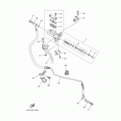 Схема узла: Front master cylinder 2 Yamaha XTZ1200 Super Tenere