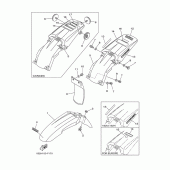Схема вузла: Крило Yamaha TTR125 TT-R125