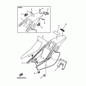 Схема вузла: Бічна кришка Yamaha TTR90 TT-R90
