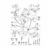 Схема вузла: Електроустаткування 2 Yamaha XV1700 Road Star S