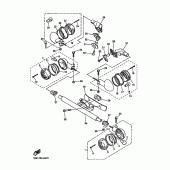 Схема узла: Поворотники Yamaha XVZ1300 Royal Star Tour Deluxe