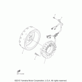 Схема вузла: Генератор Yamaha XVS950 Bolt C-Spec