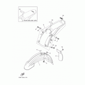 Схема узла: Крыло Yamaha YZ125