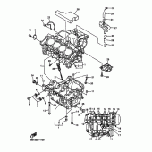 Схема вузла: Картер двигуна Yamaha YZF-R6/ YZF600 R6