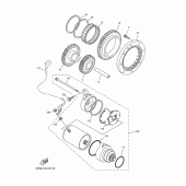 Схема узла: Привод стартера Yamaha XVS1100 Drag Star Classic