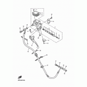 Схема вузла: Front master cylinder 2 Yamaha XJR1300