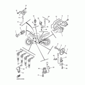 Схема вузла: Електроустаткування 1 Yamaha YZF-R1 R1 RaceBase