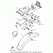 Схема узла: Крыло Yamaha XT350 XT350
