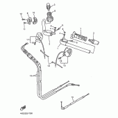 Схема вузла: Кермо та Тросики Yamaha YZF1000R Thunderace