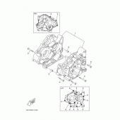 Схема вузла: Картер двигуна Yamaha WR125 WR125R