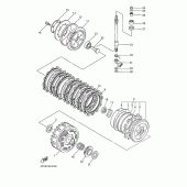 Схема вузла: Зчеплення Yamaha YZF-R1 R1