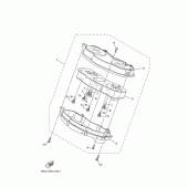 Схема узла: Панель приборов Yamaha YP400 Majesty