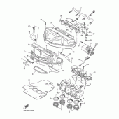 Схема узла: Впускная система Yamaha YZF-R6/ YZF600 R6