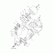 Схема узла: Впускная система Yamaha YZ125