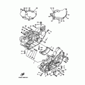 Схема узла: Картер двигателя Yamaha XV1600 Wild Star