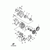 Схема вузла: Водяний насос Yamaha MT03 MT-03