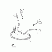 Схема узла: Руль и Тросики Yamaha XVZ1300 Royal Star