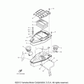 Схема узла: Впускная система (2) Yamaha XV1900 Roadliner S