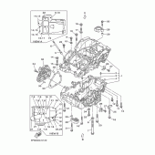 Схема узла: Картер двигателя Yamaha TDM900