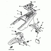 Схема узла: Крыло Yamaha TW200