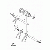 Схема вузла: Вал перемикання Yamaha FZ10/MTN1000 MT-10 SP