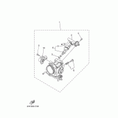 Схема вузла: Впускна система 2 Yamaha XT660 XT660X